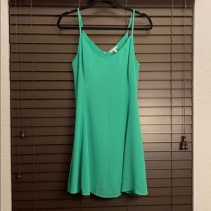 Green A-Line Dress